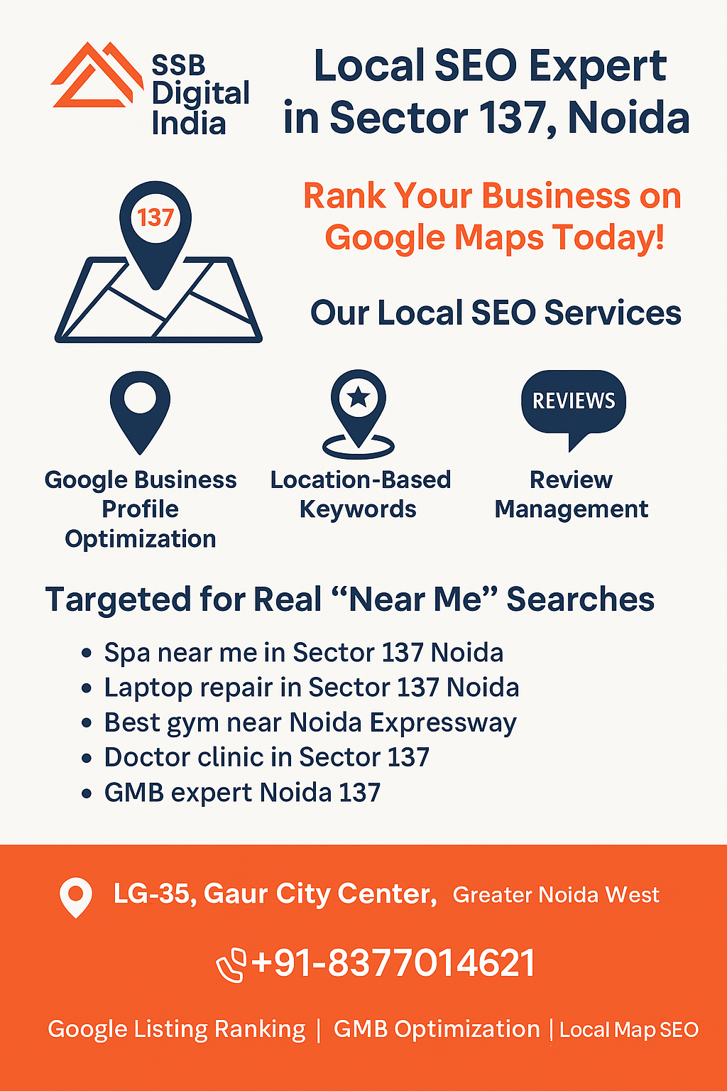 🚀 Local SEO Expert in Sector 137, Noida – Rank Your Business on Google Maps Today!
