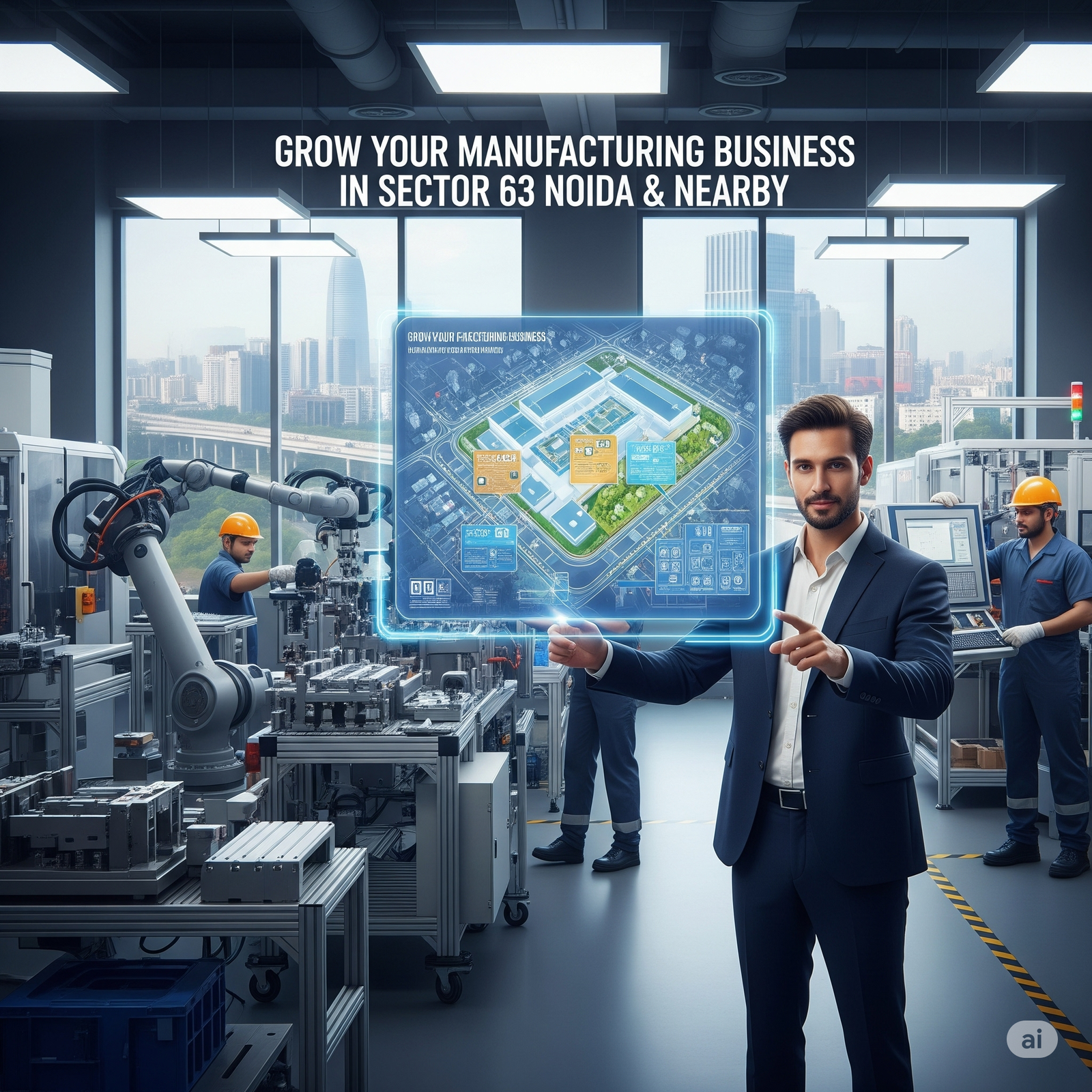 Grow Your Manufacturing Business in Sector 63 Noida & Nearby with SSB Digital India | SEO, Google Ads, GMB