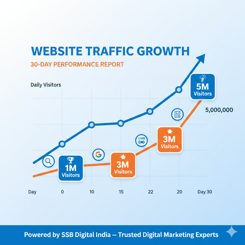 SSB Digital India Crosses 5 Million Website Visitors in Just One Month!