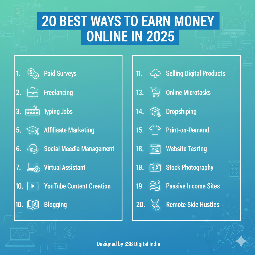 ⭐ How to Earn Money Online in 2025 (Ultimate Guide to Make Money Online Fast & Legit)