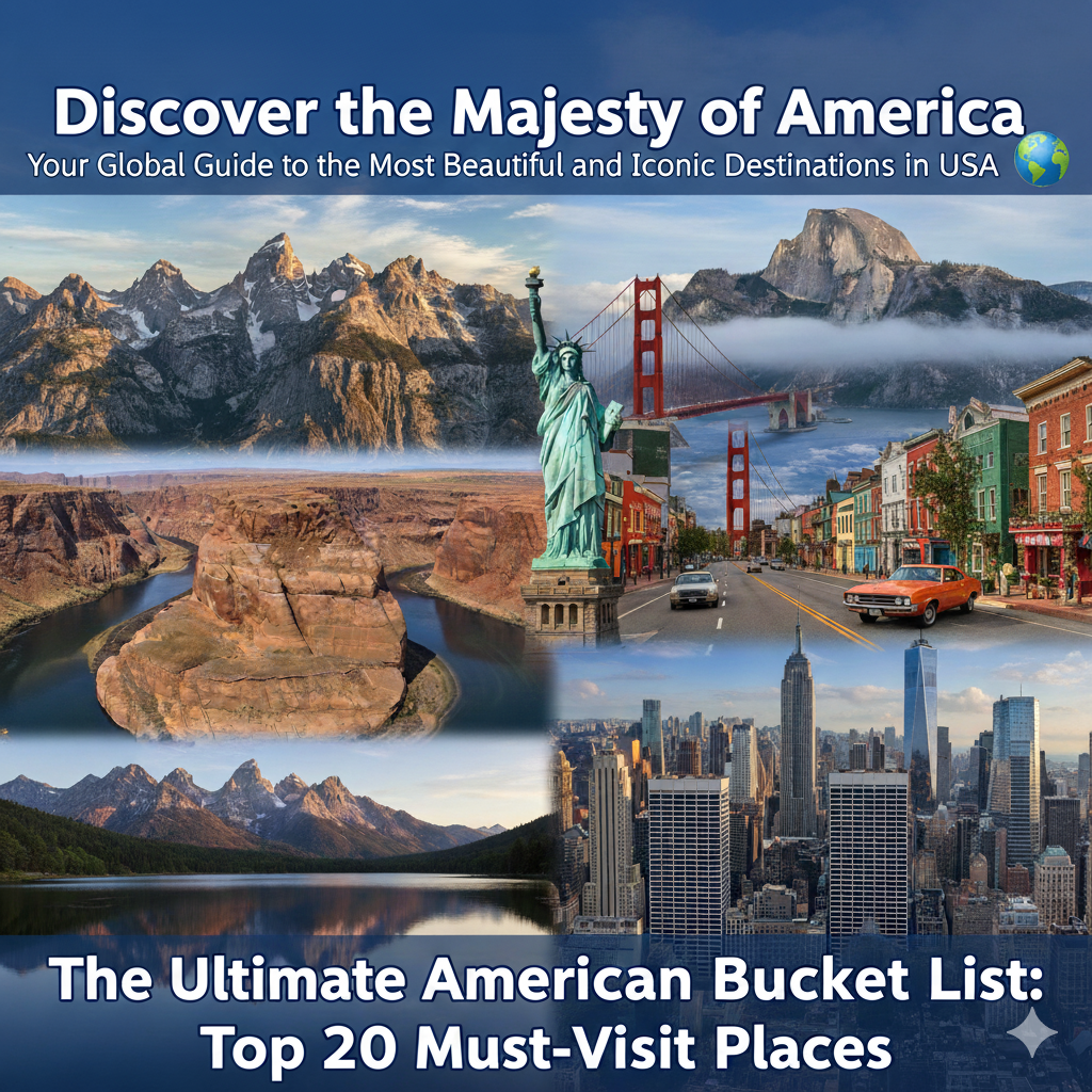 The Icons of Travel: Top 20 Most Famous Travel Guide in the USA