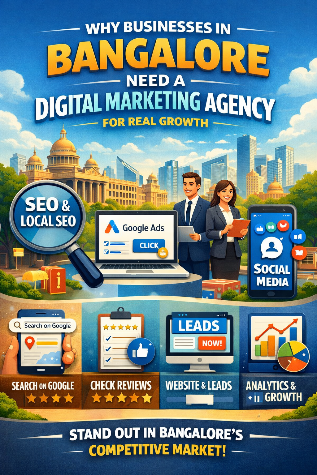 Why Businesses in Bangalore Need a Digital Marketing Agency for Real Growth