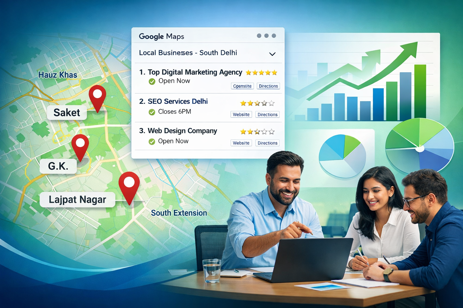 Digital marketing secrets of south delhi by SSB Digital india