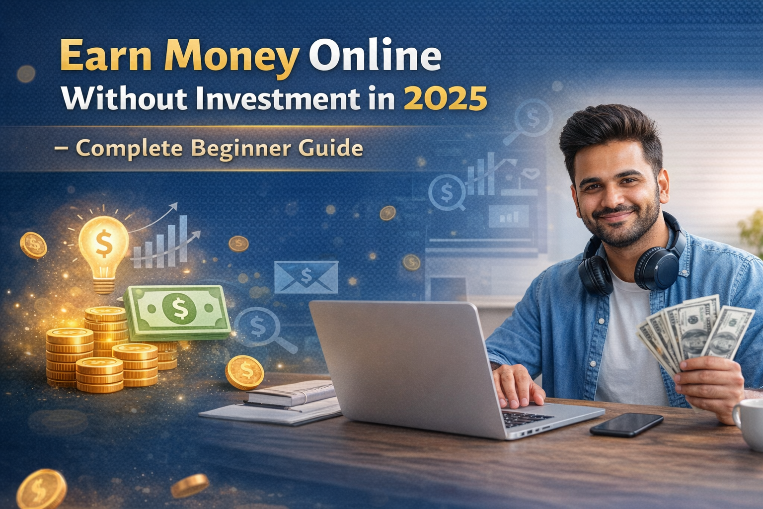 Earn Money Online Without Investment (2025) | Best Free Online Earning Websites and apps