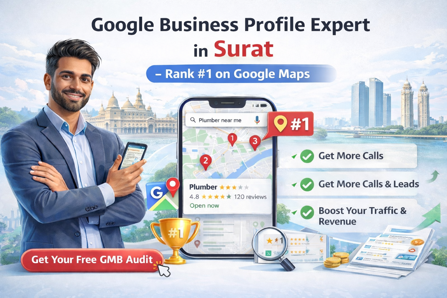 Google Business Profile Expert in Surat – Rank #1 on Google Maps