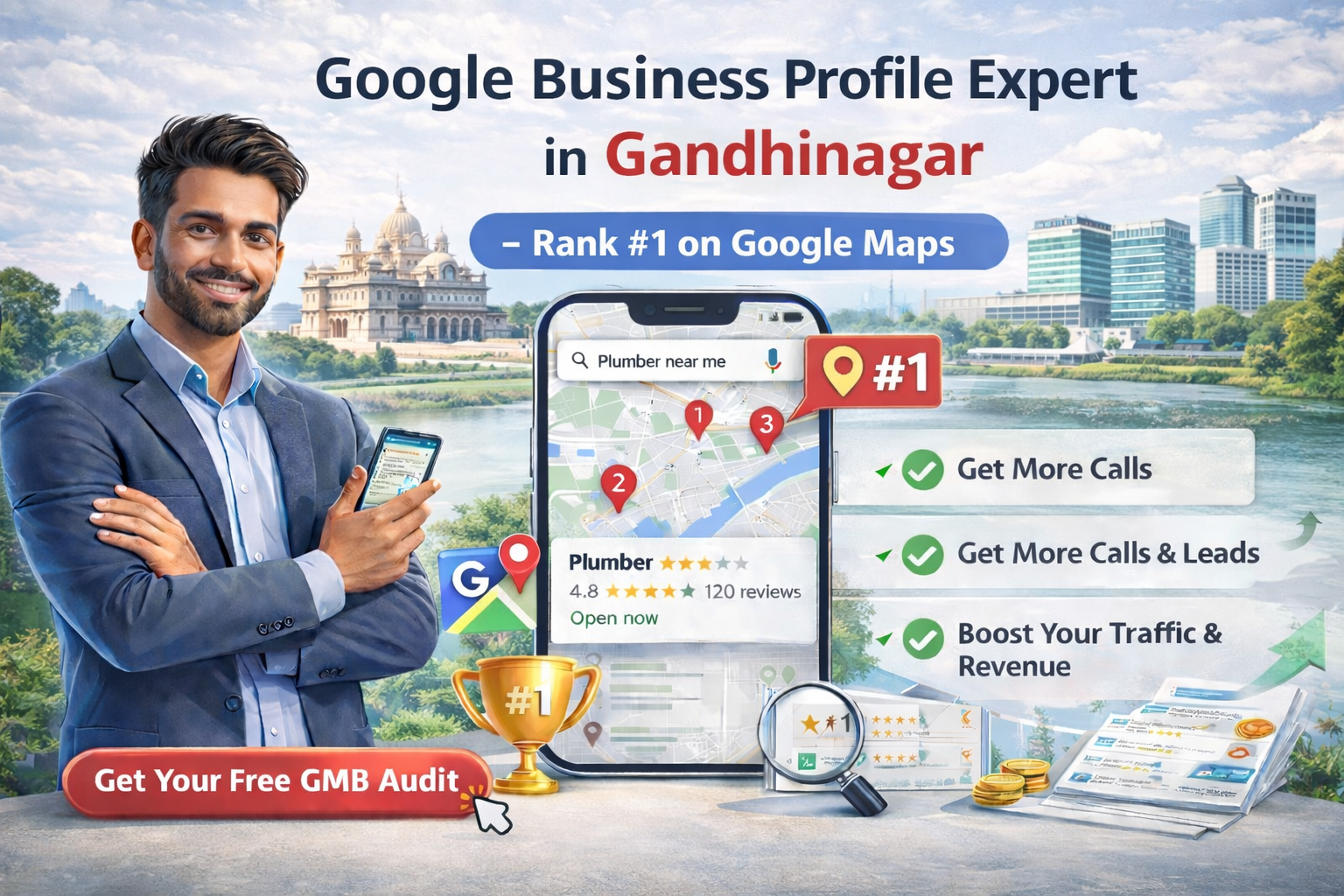 Google Business Profile Expert in Gandhinagar – Rank #1 on Google Maps