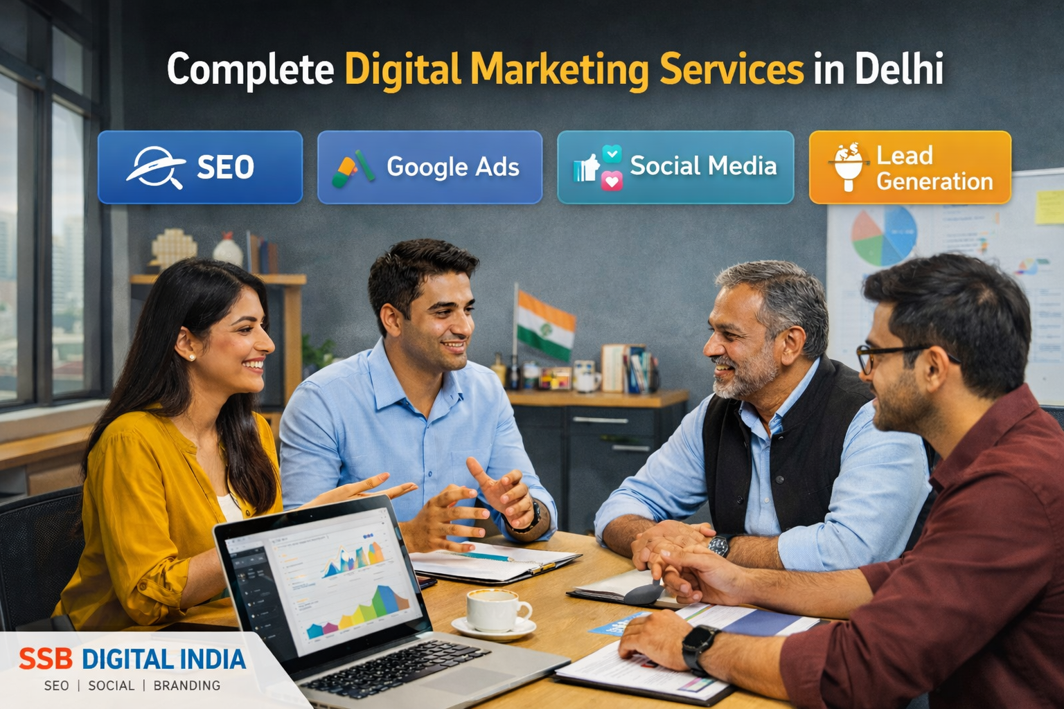 Complete Digital Marketing Services in Delhi: SEO, Google Ads, Social Media & Lead Generation