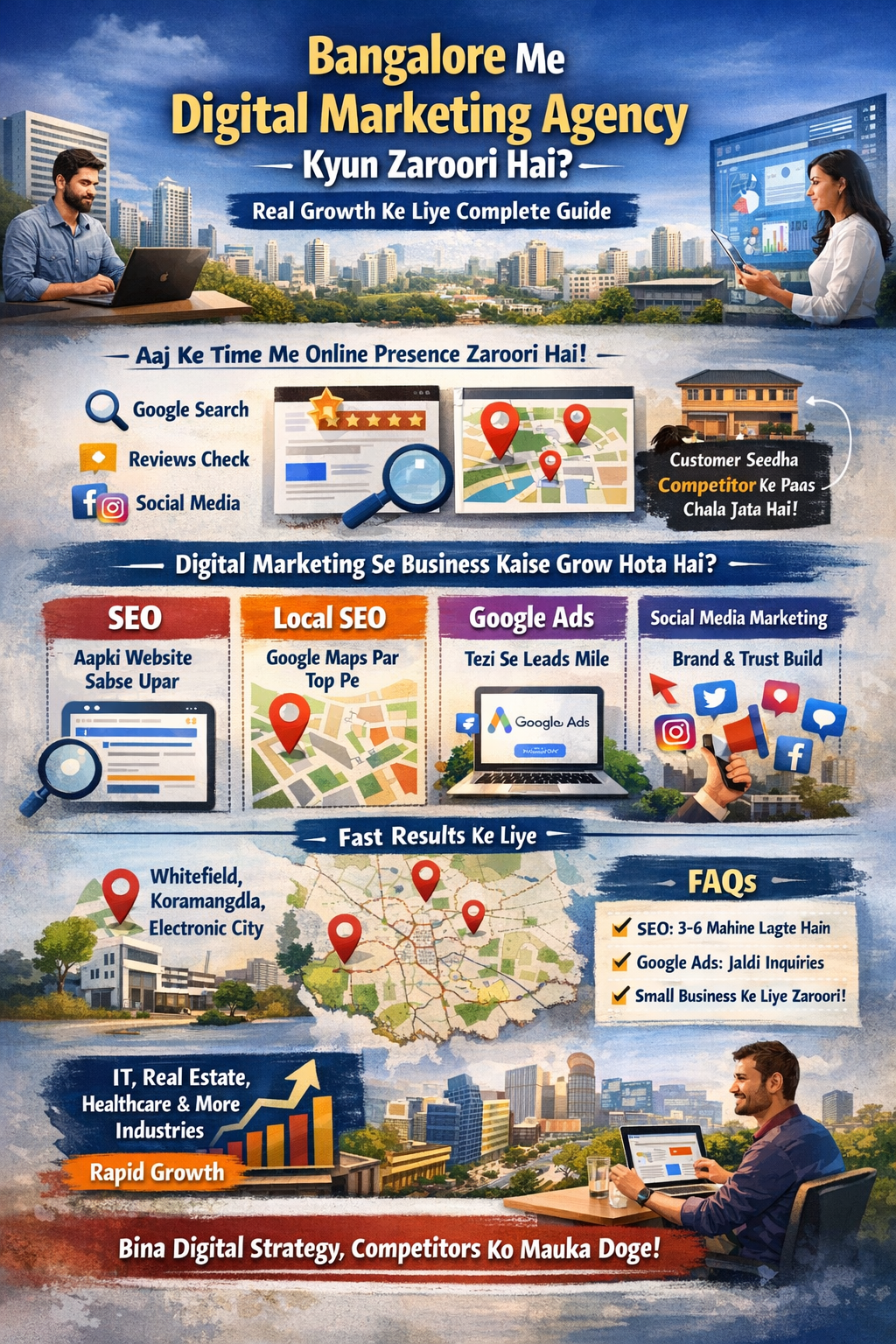 Bangalore Me Digital Marketing Agency Kyun Zaroori Hai? Real Growth Ke Liye Complete Guide