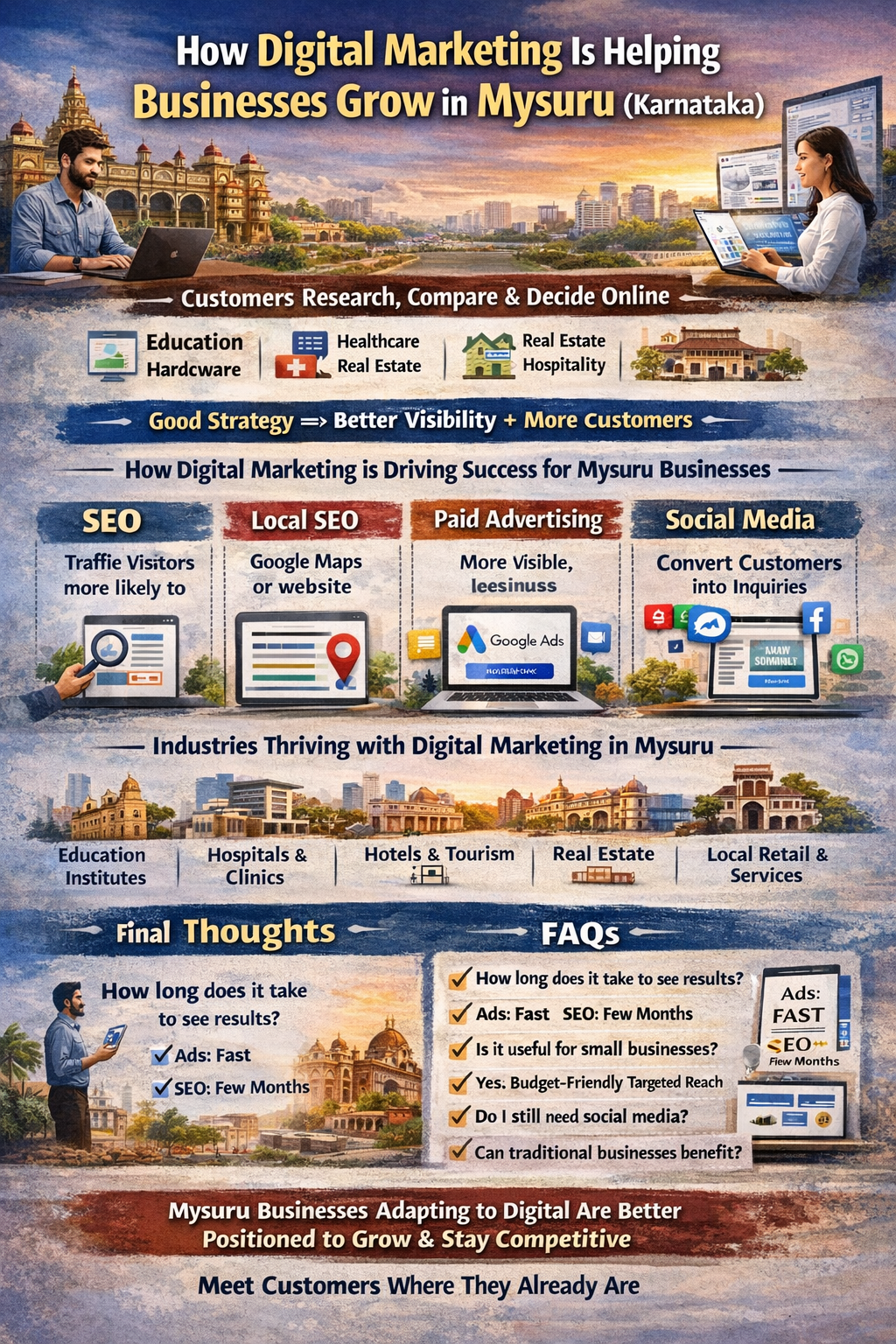 How Digital Marketing Is Helping Businesses Grow in Mysuru, Karnataka