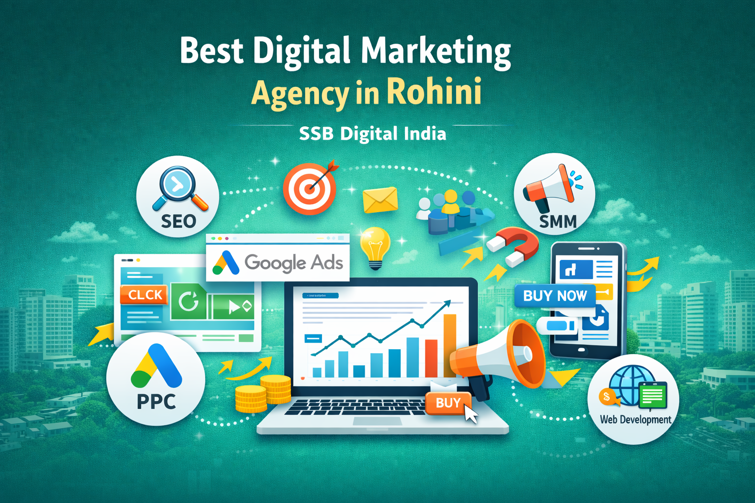 Best Digital Marketing Agency in Rohini – Grow Your Business with SSB Digital India