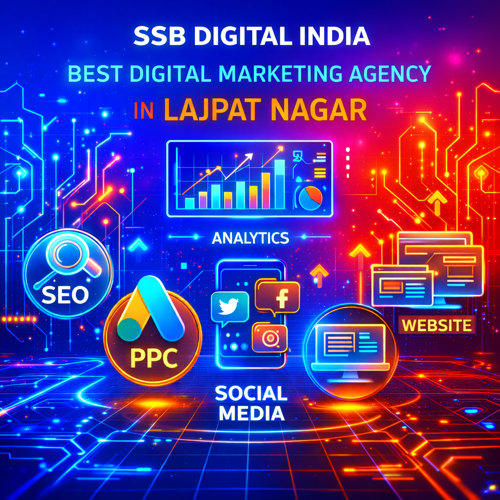 Digital Marketing Agency in Lajpat Nagar, Delhi – Grow Your Business with SSB