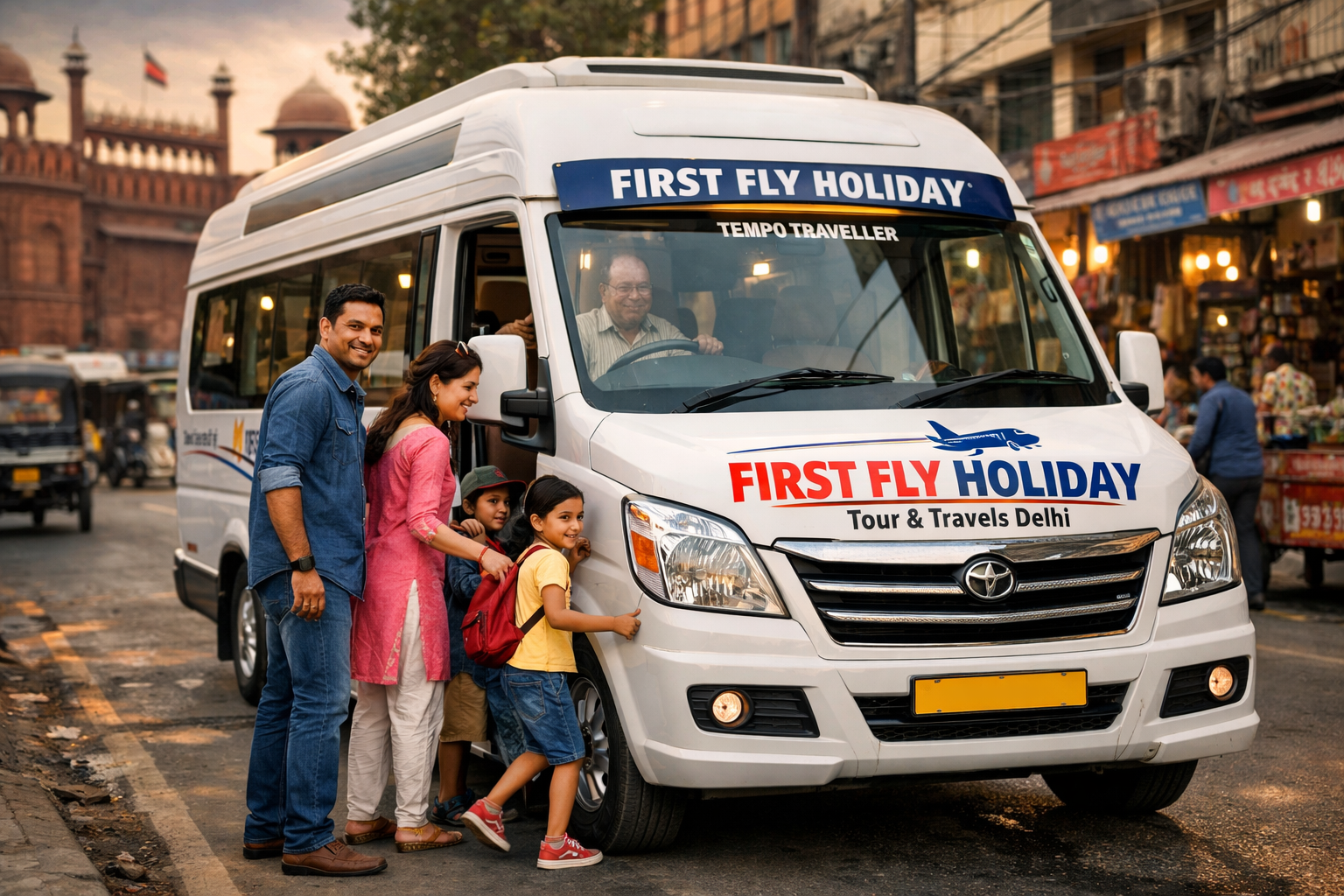 🚐 FIRST FLY HOLIDAY – Premium Travel Agency in Delhi for Tempo Traveller & Tour Packages