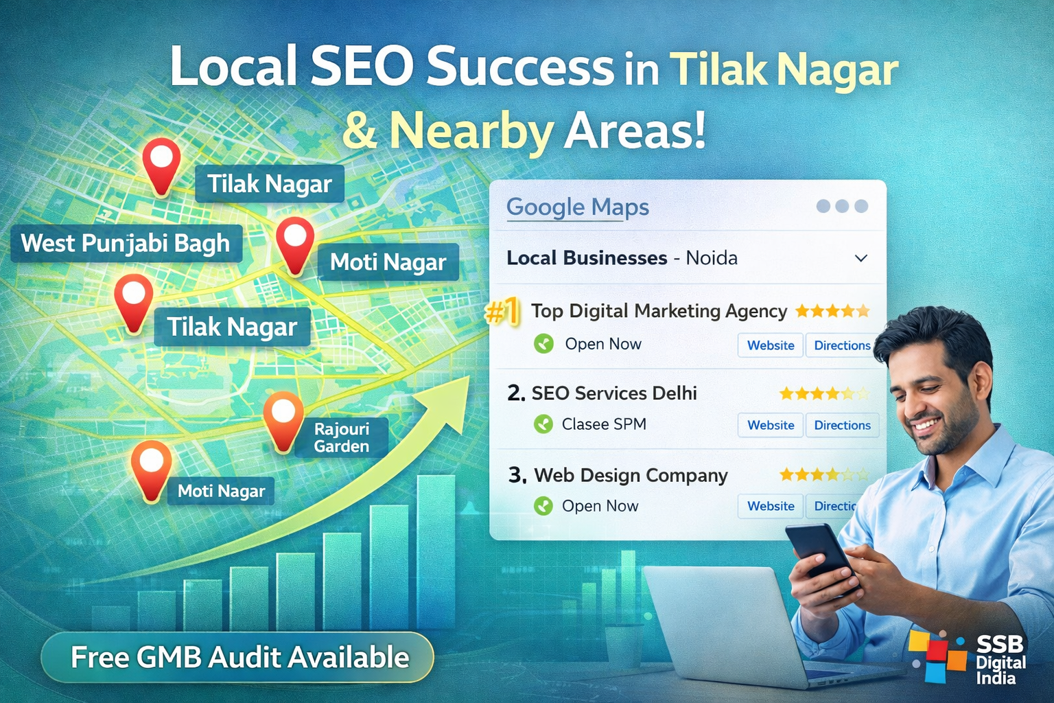 Digital Marketing Agency in Tilak Nagar | Local SEO & GMB Expert Guide
